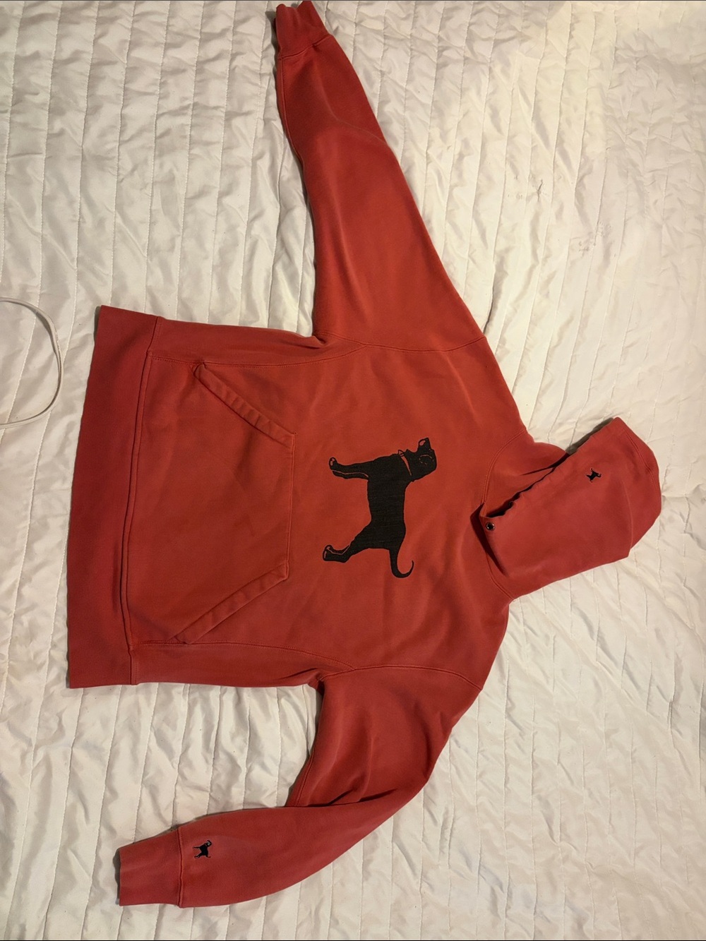 The Black Dog Coral Hoodie with Branded Label